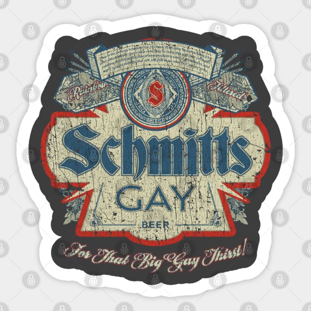 Schmitts Gay Beer 1991 Sticker by JCD666